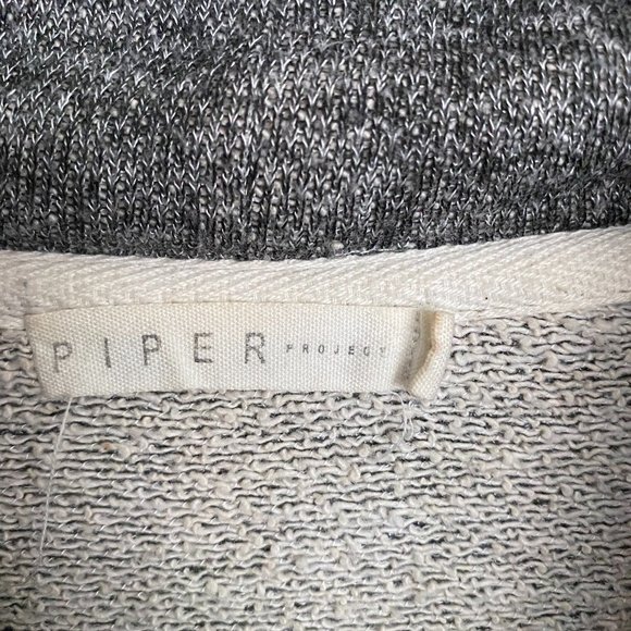 Piper Speckled Grey Cowl Neck Sweater - Picture 2 of 3